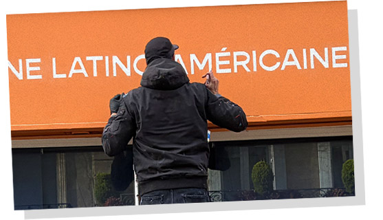 Artiste peintre en lettres pour commerces et devantures sur Bordeaux